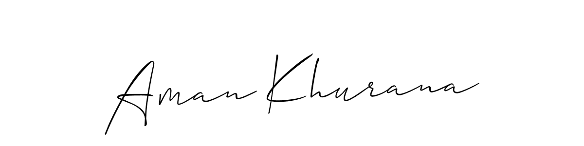You can use this online signature creator to create a handwritten signature for the name Aman Khurana. This is the best online autograph maker. Aman Khurana signature style 2 images and pictures png