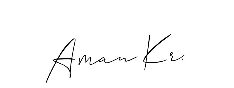 This is the best signature style for the Aman Kr. name. Also you like these signature font (Allison_Script). Mix name signature. Aman Kr. signature style 2 images and pictures png