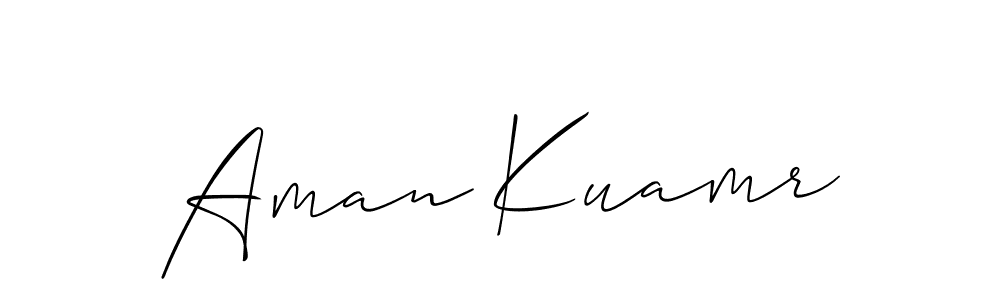 You can use this online signature creator to create a handwritten signature for the name Aman Kuamr. This is the best online autograph maker. Aman Kuamr signature style 2 images and pictures png
