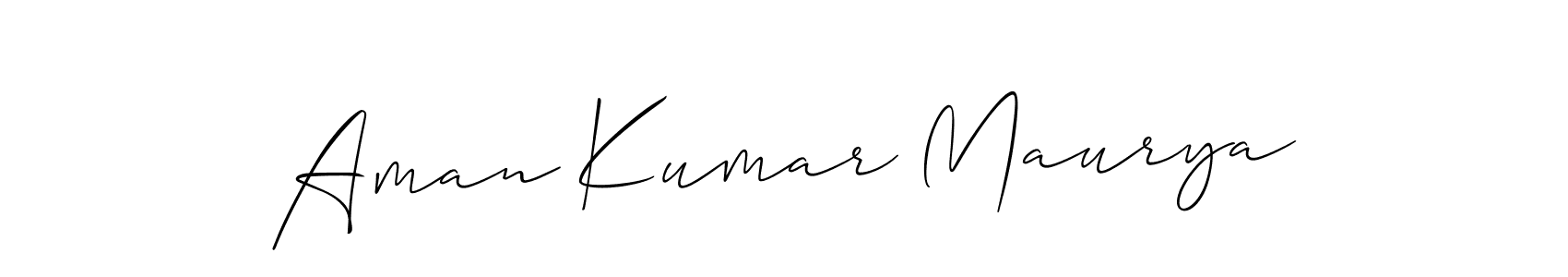 This is the best signature style for the Aman Kumar Maurya name. Also you like these signature font (Allison_Script). Mix name signature. Aman Kumar Maurya signature style 2 images and pictures png