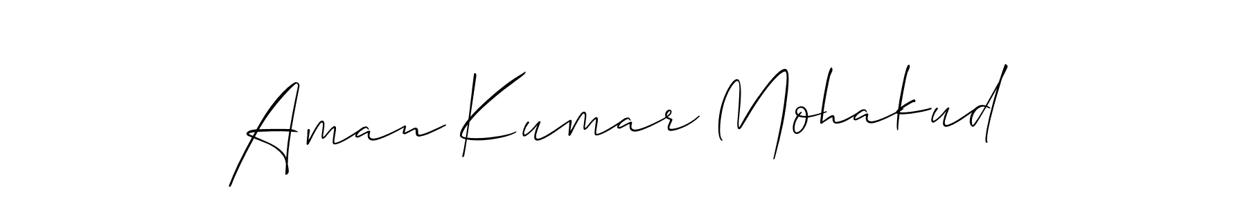 How to make Aman Kumar Mohakud signature? Allison_Script is a professional autograph style. Create handwritten signature for Aman Kumar Mohakud name. Aman Kumar Mohakud signature style 2 images and pictures png