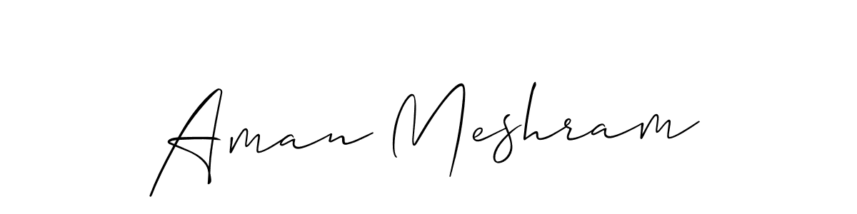 You can use this online signature creator to create a handwritten signature for the name Aman Meshram. This is the best online autograph maker. Aman Meshram signature style 2 images and pictures png