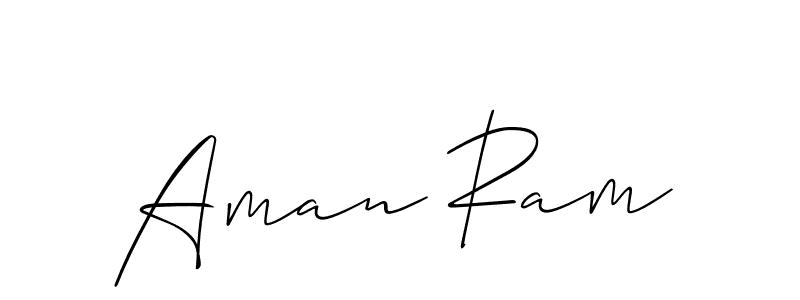 Once you've used our free online signature maker to create your best signature Allison_Script style, it's time to enjoy all of the benefits that Aman Ram name signing documents. Aman Ram signature style 2 images and pictures png