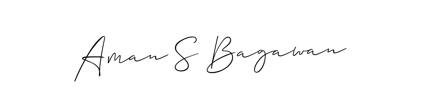 This is the best signature style for the Aman S Bagawan name. Also you like these signature font (Allison_Script). Mix name signature. Aman S Bagawan signature style 2 images and pictures png