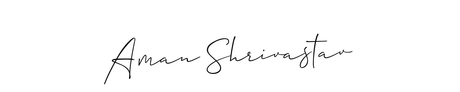 Make a beautiful signature design for name Aman Shrivastav. Use this online signature maker to create a handwritten signature for free. Aman Shrivastav signature style 2 images and pictures png