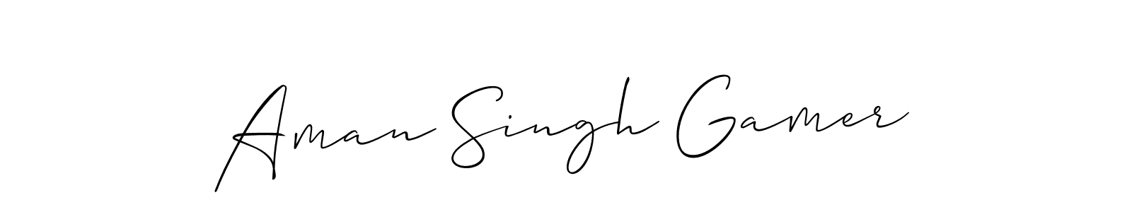 How to Draw Aman Singh Gamer signature style? Allison_Script is a latest design signature styles for name Aman Singh Gamer. Aman Singh Gamer signature style 2 images and pictures png