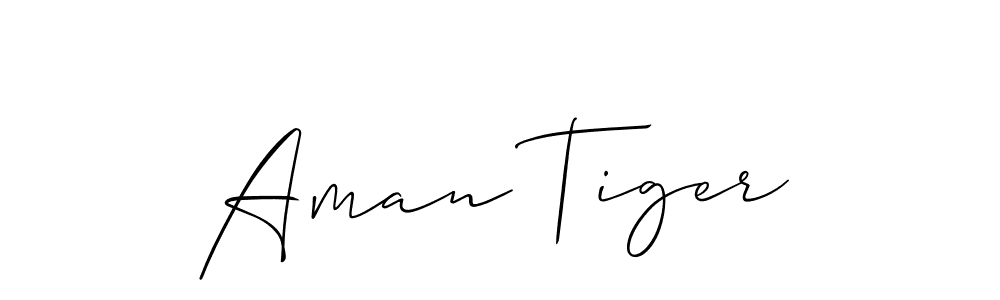Make a beautiful signature design for name Aman Tiger. Use this online signature maker to create a handwritten signature for free. Aman Tiger signature style 2 images and pictures png