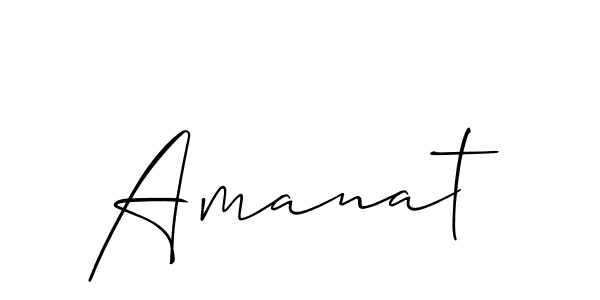 Similarly Allison_Script is the best handwritten signature design. Signature creator online .You can use it as an online autograph creator for name Amanat. Amanat signature style 2 images and pictures png