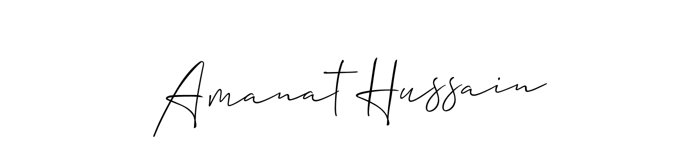 Make a beautiful signature design for name Amanat Hussain. Use this online signature maker to create a handwritten signature for free. Amanat Hussain signature style 2 images and pictures png