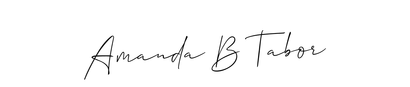 Make a beautiful signature design for name Amanda B Tabor. Use this online signature maker to create a handwritten signature for free. Amanda B Tabor signature style 2 images and pictures png