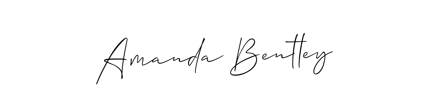 Make a beautiful signature design for name Amanda Bentley. With this signature (Allison_Script) style, you can create a handwritten signature for free. Amanda Bentley signature style 2 images and pictures png