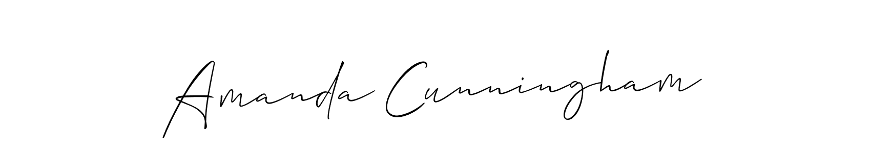 Also we have Amanda Cunningham name is the best signature style. Create professional handwritten signature collection using Allison_Script autograph style. Amanda Cunningham signature style 2 images and pictures png