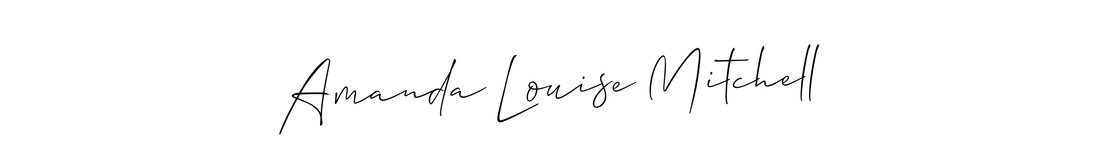 Check out images of Autograph of Amanda Louise Mitchell name. Actor Amanda Louise Mitchell Signature Style. Allison_Script is a professional sign style online. Amanda Louise Mitchell signature style 2 images and pictures png