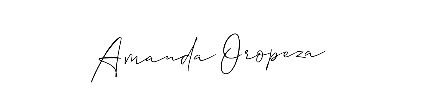 Check out images of Autograph of Amanda Oropeza name. Actor Amanda Oropeza Signature Style. Allison_Script is a professional sign style online. Amanda Oropeza signature style 2 images and pictures png