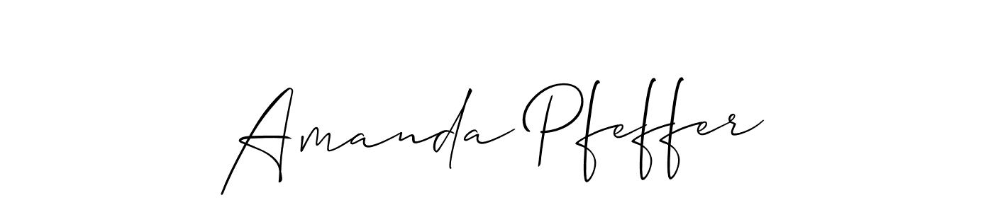 Also You can easily find your signature by using the search form. We will create Amanda Pfeffer name handwritten signature images for you free of cost using Allison_Script sign style. Amanda Pfeffer signature style 2 images and pictures png