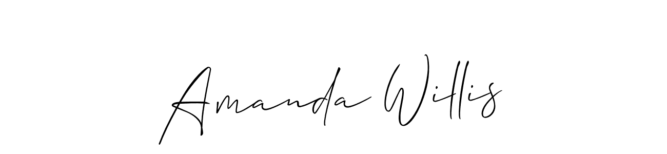 Make a beautiful signature design for name Amanda Willis. Use this online signature maker to create a handwritten signature for free. Amanda Willis signature style 2 images and pictures png