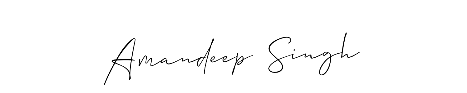 Also You can easily find your signature by using the search form. We will create Amandeep  Singh name handwritten signature images for you free of cost using Allison_Script sign style. Amandeep  Singh signature style 2 images and pictures png