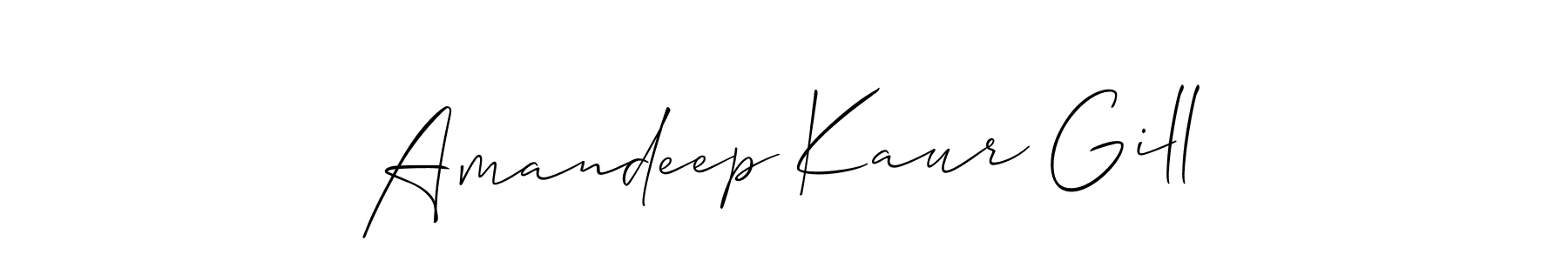 Best and Professional Signature Style for Amandeep Kaur Gill. Allison_Script Best Signature Style Collection. Amandeep Kaur Gill signature style 2 images and pictures png