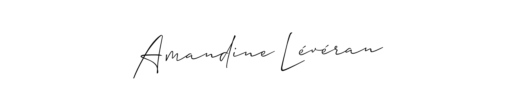 Best and Professional Signature Style for Amandine Lévéran. Allison_Script Best Signature Style Collection. Amandine Lévéran signature style 2 images and pictures png