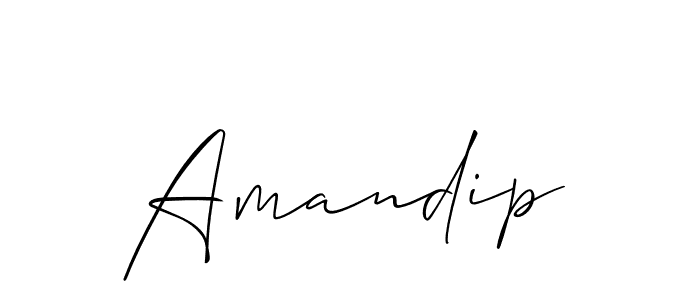 Similarly Allison_Script is the best handwritten signature design. Signature creator online .You can use it as an online autograph creator for name Amandip. Amandip signature style 2 images and pictures png