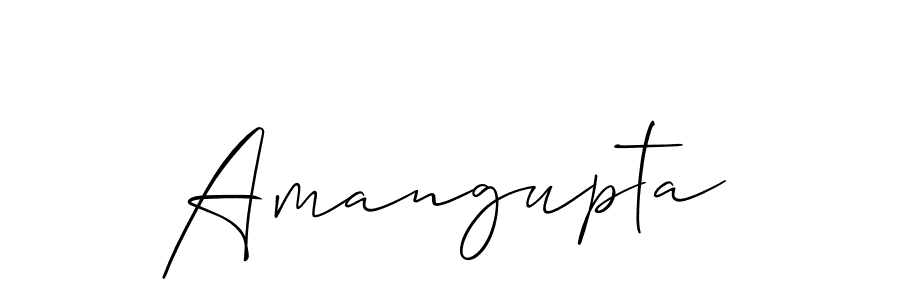 Best and Professional Signature Style for Amangupta. Allison_Script Best Signature Style Collection. Amangupta signature style 2 images and pictures png