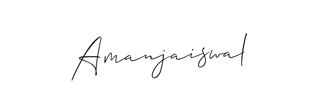 Also You can easily find your signature by using the search form. We will create Amanjaiswal name handwritten signature images for you free of cost using Allison_Script sign style. Amanjaiswal signature style 2 images and pictures png