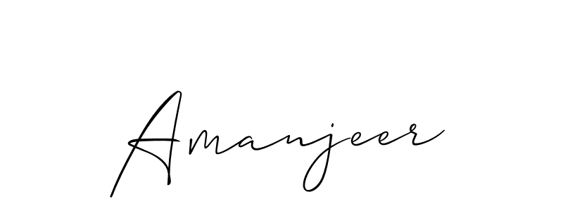 How to Draw Amanjeer signature style? Allison_Script is a latest design signature styles for name Amanjeer. Amanjeer signature style 2 images and pictures png