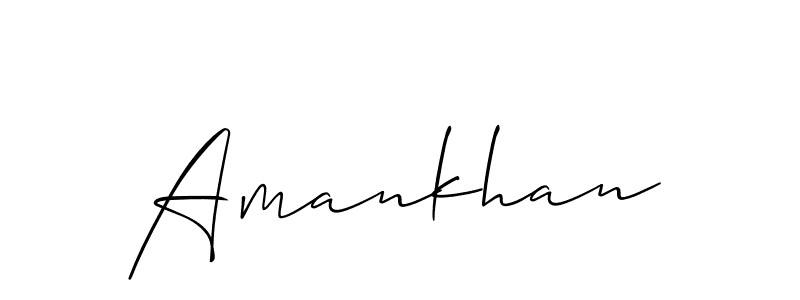 Amankhan stylish signature style. Best Handwritten Sign (Allison_Script) for my name. Handwritten Signature Collection Ideas for my name Amankhan. Amankhan signature style 2 images and pictures png