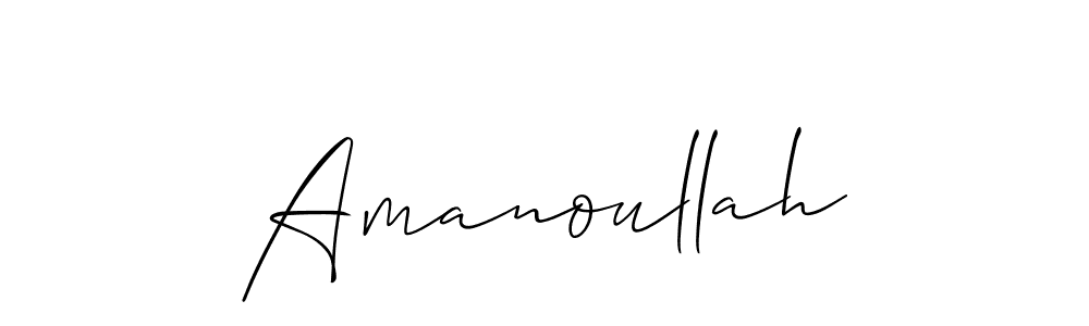Create a beautiful signature design for name Amanoullah. With this signature (Allison_Script) fonts, you can make a handwritten signature for free. Amanoullah signature style 2 images and pictures png