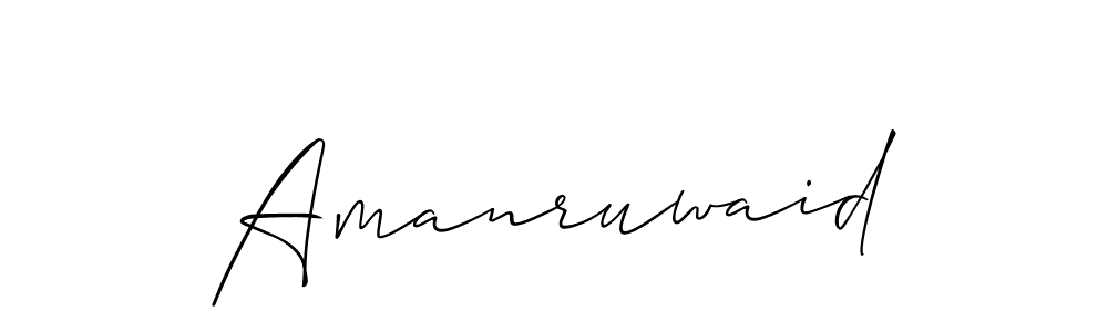 Also we have Amanruwaid name is the best signature style. Create professional handwritten signature collection using Allison_Script autograph style. Amanruwaid signature style 2 images and pictures png