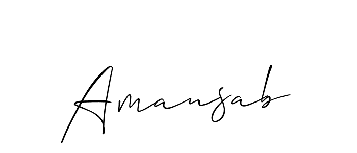 Here are the top 10 professional signature styles for the name Amansab. These are the best autograph styles you can use for your name. Amansab signature style 2 images and pictures png