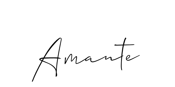 Make a beautiful signature design for name Amante. With this signature (Allison_Script) style, you can create a handwritten signature for free. Amante signature style 2 images and pictures png