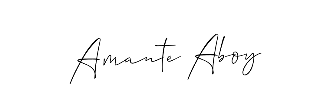 Best and Professional Signature Style for Amante Aboy. Allison_Script Best Signature Style Collection. Amante Aboy signature style 2 images and pictures png