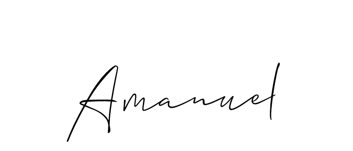 Make a beautiful signature design for name Amanuel. Use this online signature maker to create a handwritten signature for free. Amanuel signature style 2 images and pictures png