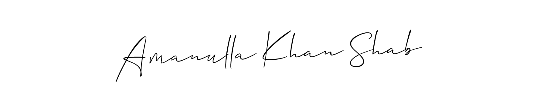 Here are the top 10 professional signature styles for the name Amanulla Khan Shab. These are the best autograph styles you can use for your name. Amanulla Khan Shab signature style 2 images and pictures png