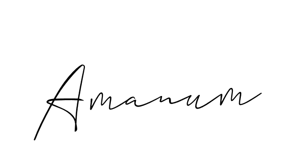 Amanum stylish signature style. Best Handwritten Sign (Allison_Script) for my name. Handwritten Signature Collection Ideas for my name Amanum. Amanum signature style 2 images and pictures png