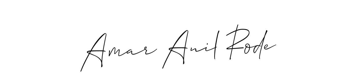 Once you've used our free online signature maker to create your best signature Allison_Script style, it's time to enjoy all of the benefits that Amar Anil Rode name signing documents. Amar Anil Rode signature style 2 images and pictures png