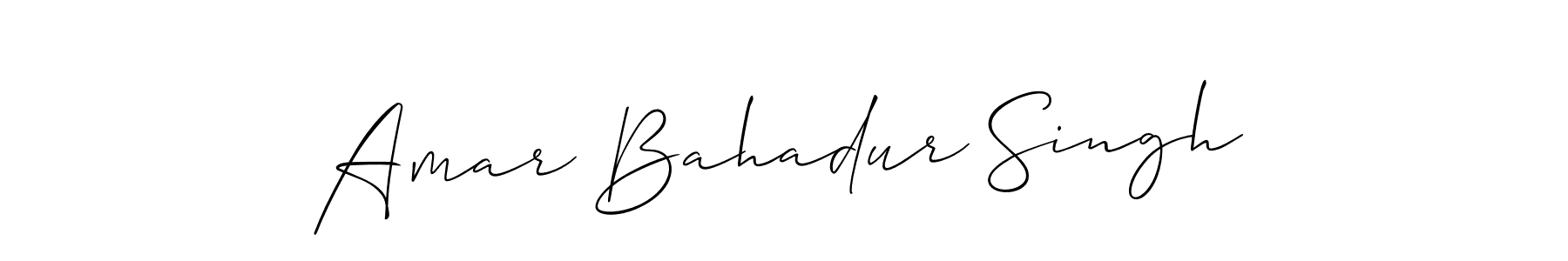 Allison_Script is a professional signature style that is perfect for those who want to add a touch of class to their signature. It is also a great choice for those who want to make their signature more unique. Get Amar Bahadur Singh name to fancy signature for free. Amar Bahadur Singh signature style 2 images and pictures png