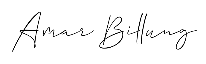 Turn your name Amar Billung into a signature brand with Allison_Script styling. Download in standard PNG or transparent format anytime. Amar Billung signature style 2 images and pictures png