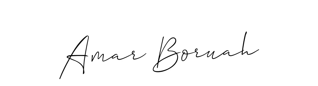 Create a beautiful signature design for name Amar Boruah. With this signature (Allison_Script) fonts, you can make a handwritten signature for free. Amar Boruah signature style 2 images and pictures png