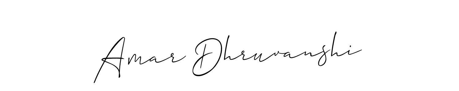 Best and Professional Signature Style for Amar Dhruvanshi. Allison_Script Best Signature Style Collection. Amar Dhruvanshi signature style 2 images and pictures png