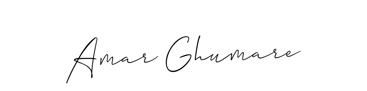 Also You can easily find your signature by using the search form. We will create Amar Ghumare name handwritten signature images for you free of cost using Allison_Script sign style. Amar Ghumare signature style 2 images and pictures png