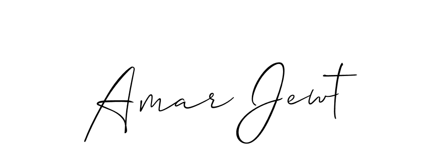 How to make Amar Jewt signature? Allison_Script is a professional autograph style. Create handwritten signature for Amar Jewt name. Amar Jewt signature style 2 images and pictures png