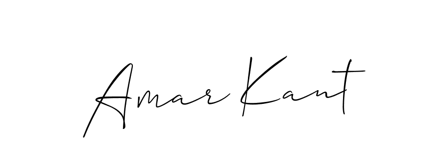Also You can easily find your signature by using the search form. We will create Amar Kant name handwritten signature images for you free of cost using Allison_Script sign style. Amar Kant signature style 2 images and pictures png