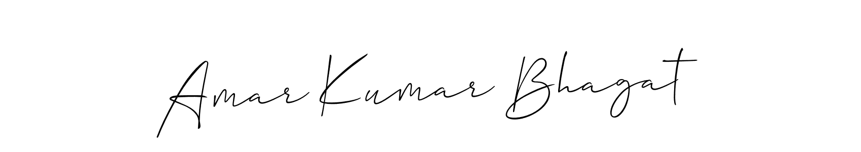 Design your own signature with our free online signature maker. With this signature software, you can create a handwritten (Allison_Script) signature for name Amar Kumar Bhagat. Amar Kumar Bhagat signature style 2 images and pictures png