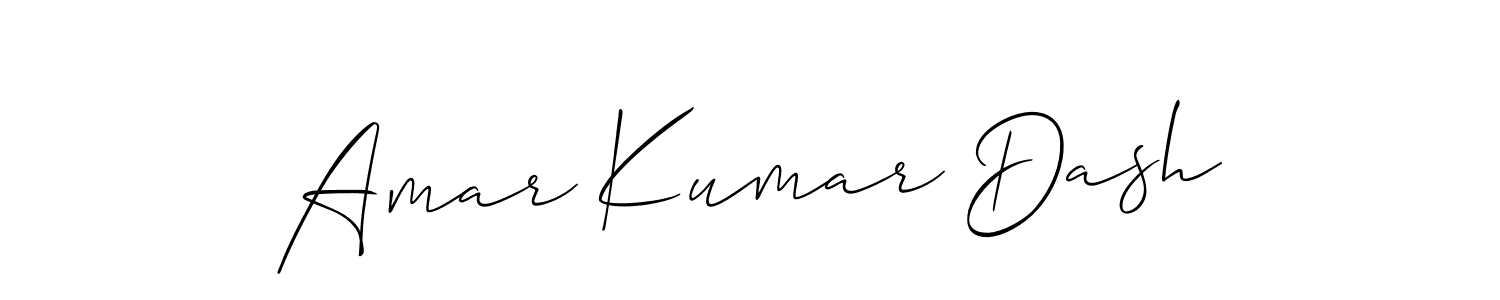 Amar Kumar Dash stylish signature style. Best Handwritten Sign (Allison_Script) for my name. Handwritten Signature Collection Ideas for my name Amar Kumar Dash. Amar Kumar Dash signature style 2 images and pictures png