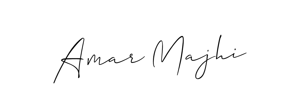 You should practise on your own different ways (Allison_Script) to write your name (Amar Majhi) in signature. don't let someone else do it for you. Amar Majhi signature style 2 images and pictures png