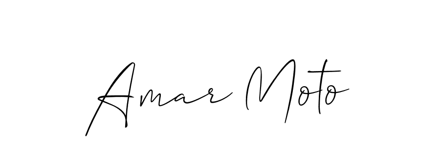 Once you've used our free online signature maker to create your best signature Allison_Script style, it's time to enjoy all of the benefits that Amar Moto name signing documents. Amar Moto signature style 2 images and pictures png