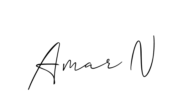 Similarly Allison_Script is the best handwritten signature design. Signature creator online .You can use it as an online autograph creator for name Amar N. Amar N signature style 2 images and pictures png