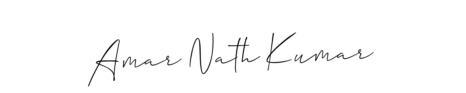 Make a beautiful signature design for name Amar Nath Kumar. With this signature (Allison_Script) style, you can create a handwritten signature for free. Amar Nath Kumar signature style 2 images and pictures png